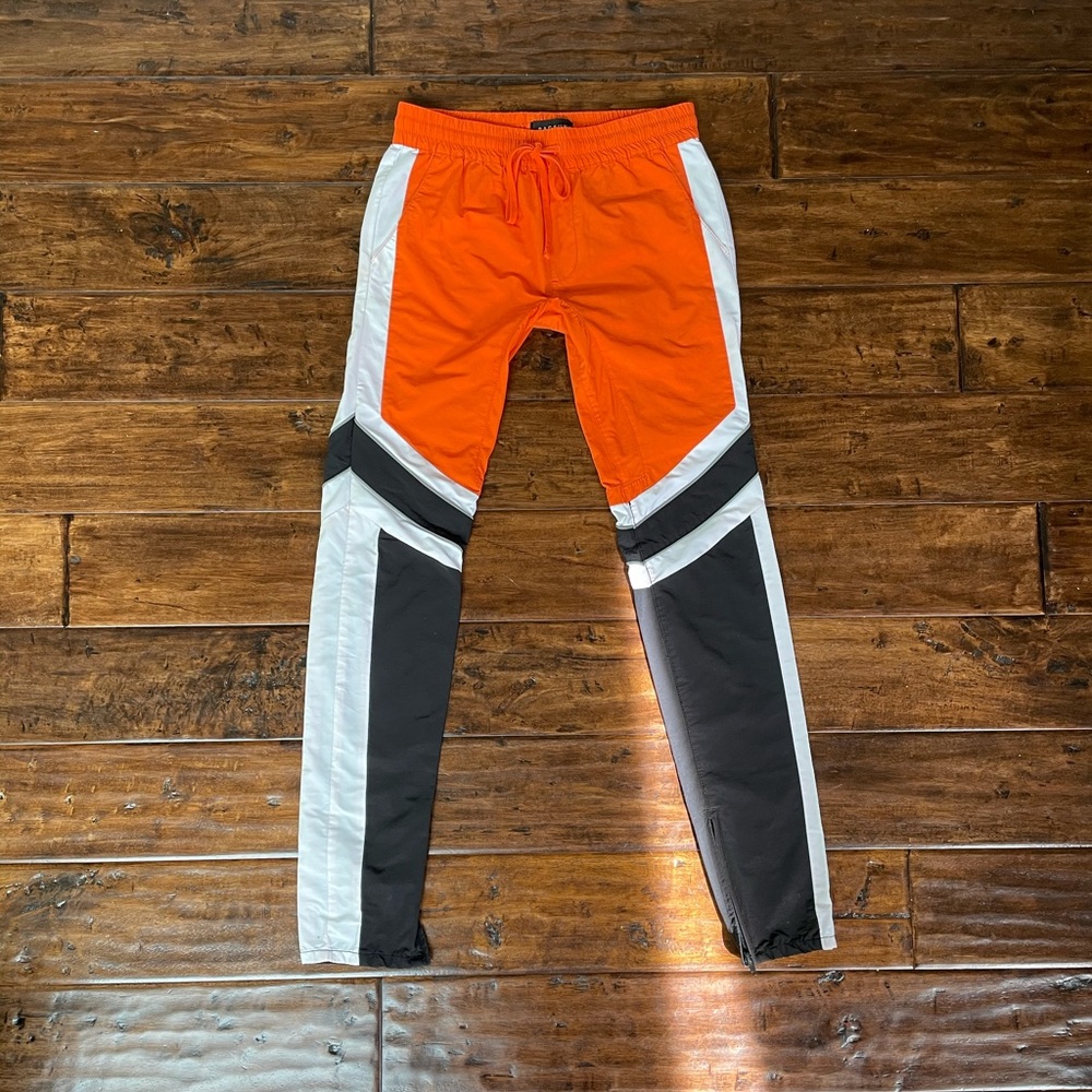 Skinny Motocross Orange Street Style Pants